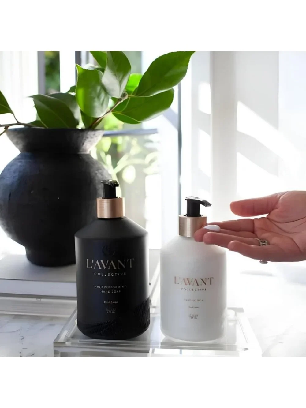 Luxurious Hand Lotion & Soap Set | Fresh Linen Scent | Soft, Smooth Hands | 2